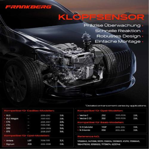 1x Klopfsensor Klopfgeber für Cadillac BLS CTS SRX Opel Signum Vectra C Saab 9-3 Bild 1x Klopfsensor Klopfgeber für Cadillac BLS CTS SRX Opel Signum Vectra C Saab 9-3