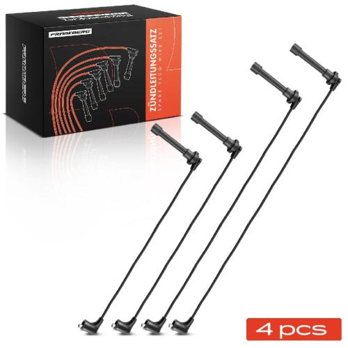 4x Zündleitungssatz Zündkabel für Honda Accord VI Civic V VI CRX III HR-V Logo Bild 4x Zündleitungssatz Zündkabel für Honda Accord VI Civic V VI CRX III HR-V Logo