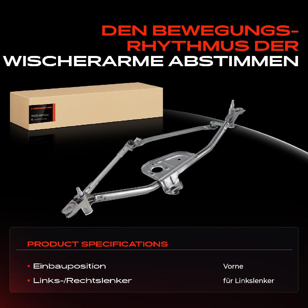 1x Wischergestänge Vorne für Audi A6 4B2 C5 4B5 Allroad 4BH