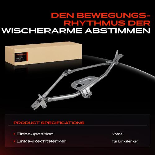 Frankberg 1x Wischergestänge Vorne für Audi A6 4B2 C5 4B5 Allroad 4BH Bild Frankberg 1x Wischergestänge Vorne für Audi A6 4B2 C5 4B5 Allroad 4BH