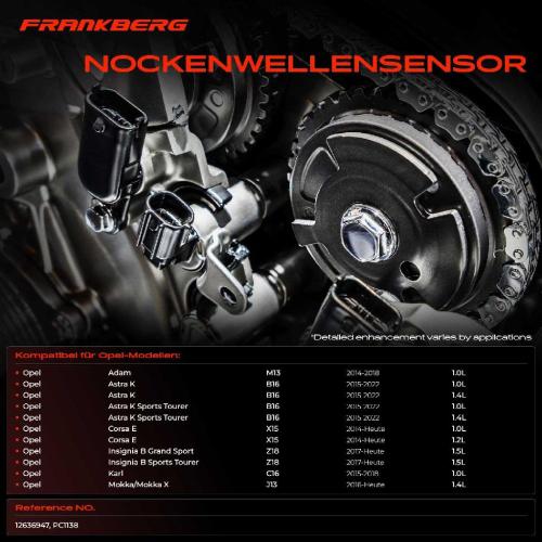 1x Nockenwellenposition Sensor für Opel Adam Astra K Corsa E Insignia B Karl Mokka Bild 1x Nockenwellenposition Sensor für Opel Adam Astra K Corsa E Insignia B Karl Mokka