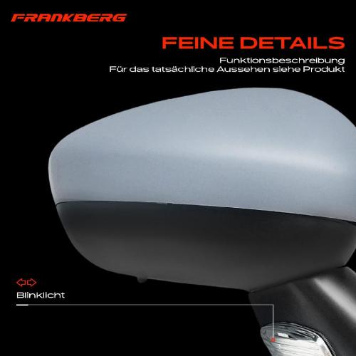 Frankberg 1x Außenspiegel Rechts für Citroën C3 II SC DS3 Cabriolet SA 2009-2016 Bild Frankberg 1x Außenspiegel Rechts für Citroën C3 II SC DS3 Cabriolet SA 2009-2016