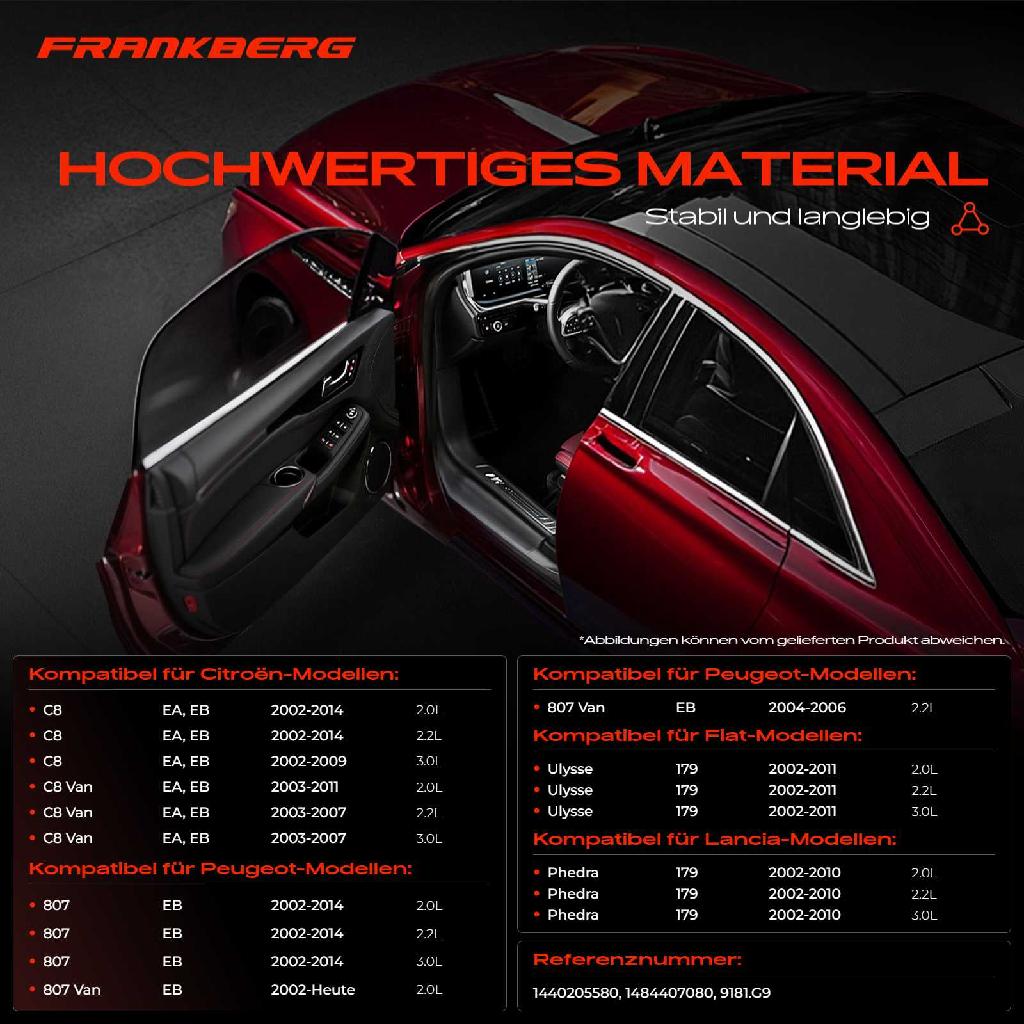 1x Türfeststeller Türfangband Türstopper Vorne für Fiat Ulysse Citroën C8 Van Lancia Phedra Peugeot 807