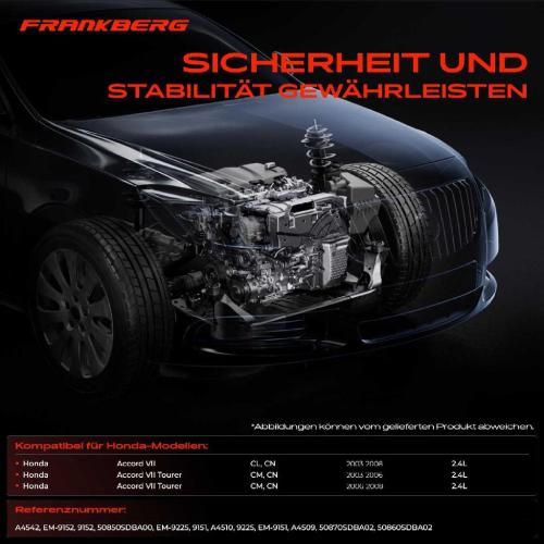 3x Getriebelagerlager Vorne und Hinten für Honda Accord VII CL CN 2.4L 2003-2008 Bild 3x Getriebelagerlager Vorne und Hinten für Honda Accord VII CL CN 2.4L 2003-2008