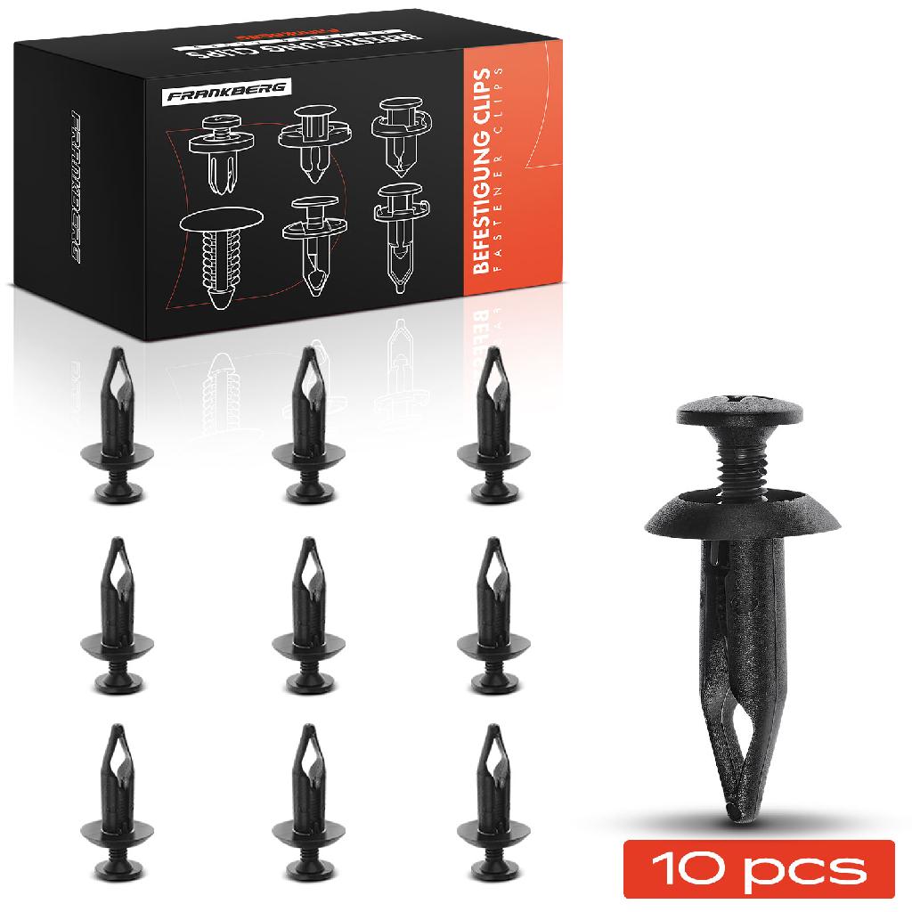 10x Befestigungsclips Kotflügel für Chrysler 300 C Ford Focus Mondeo Suzuki