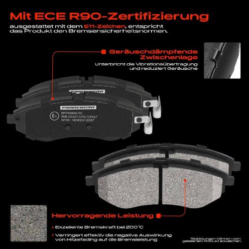 4x Bremsbeläge Vorderachse für Chevrolet Aveo/Kalos Schrägheck Stufenheck Daewoo Kalos 2002-2025 Bild 4x Bremsbeläge Vorderachse für Chevrolet Aveo/Kalos Schrägheck Stufenheck Daewoo Kalos 2002-2025