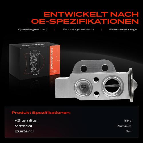 1x Expansionsventil Klimaanlage für Audi Q3 8UB 8UG 1.4L 2.0L 2.5L 2011-2018 Bild 1x Expansionsventil Klimaanlage für Audi Q3 8UB 8UG 1.4L 2.0L 2.5L 2011-2018