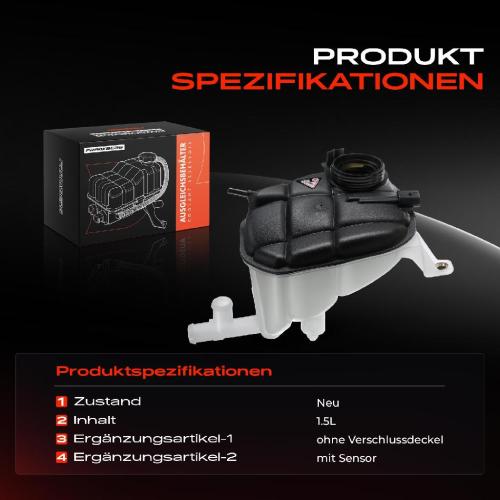 1x Ausgleichsbehälter Kühlmittelbehälter für Mercedes Benz M G Klasse W164 X164 Bild 1x Ausgleichsbehälter Kühlmittelbehälter für Mercedes Benz M G Klasse W164 X164