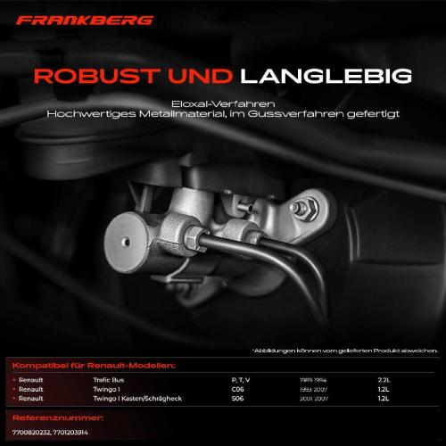 1x Hauptbremszylinder Bremszylinder für Renault Twingo I C06 S06 1.2L 2.2L Bild 1x Hauptbremszylinder Bremszylinder für Renault Twingo I C06 S06 1.2L 2.2L