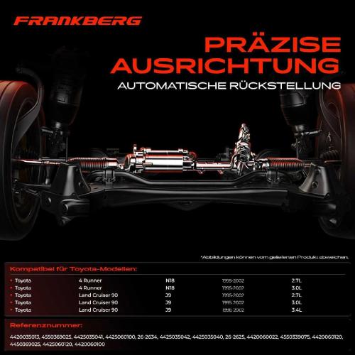 1x Lenkgetriebe Servolenkgetriebe für Toyota 4 Runner N18 Land Cruiser 90 J9 1995-2002 Bild 1x Lenkgetriebe Servolenkgetriebe für Toyota 4 Runner N18 Land Cruiser 90 J9 1995-2002