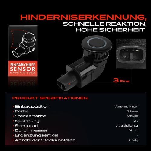 1x Parksensor PDC Sensor Vorne und Hinten für Lexus LS F3 430 4.3L 2000-2006 Bild 1x Parksensor PDC Sensor Vorne und Hinten für Lexus LS F3 430 4.3L 2000-2006