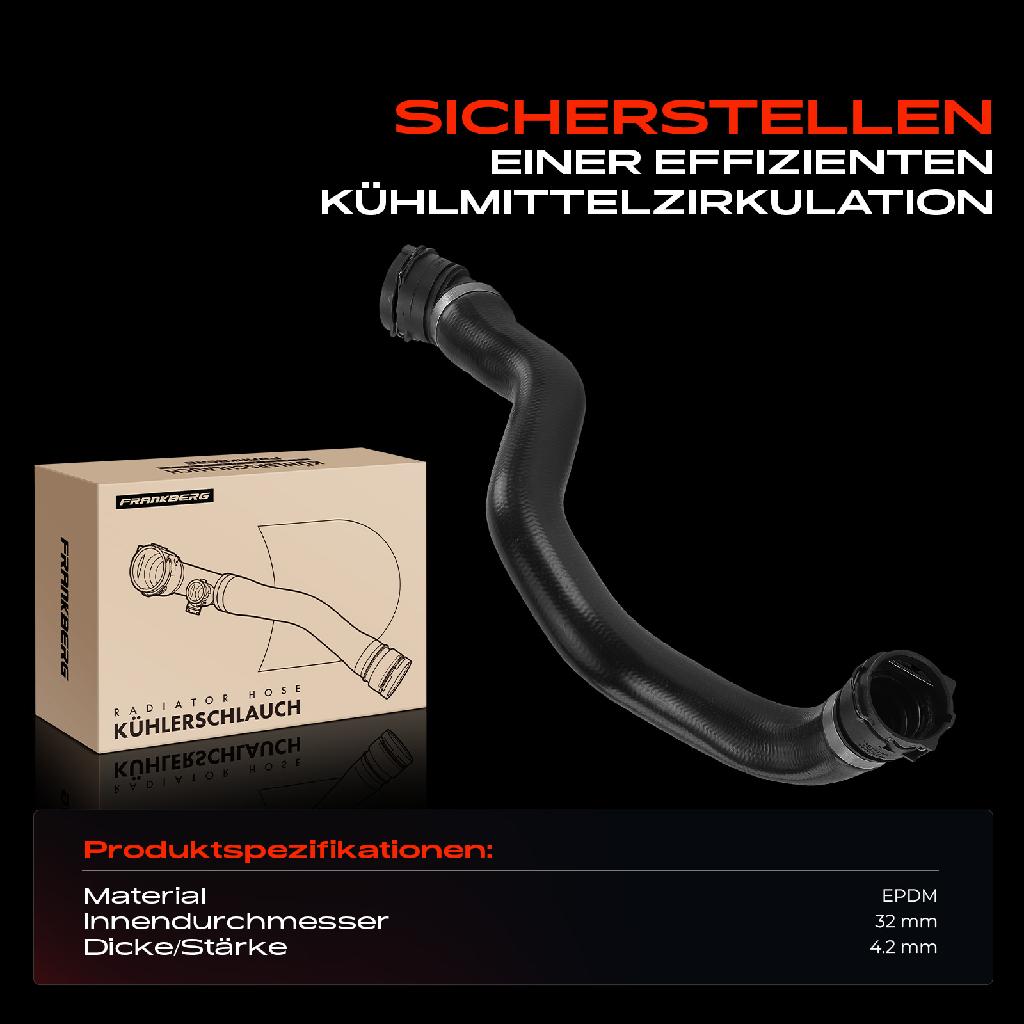 1x Kühlerschlauch Kühlwasserschlauch für BMW X3 F97 G01 G08 X4 F98 G02 1.6L 2.0L Bj ab 2017