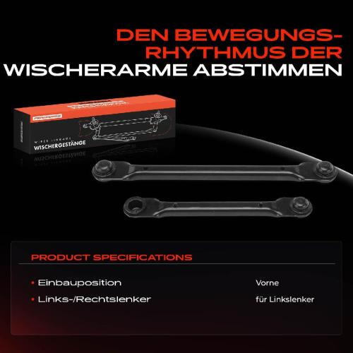 2x Wischergestänge Scheibenwischeraufnahme Vorne für VW Fox Schrägheck 5Z1 5Z3 Bild 2x Wischergestänge Scheibenwischeraufnahme Vorne für VW Fox Schrägheck 5Z1 5Z3