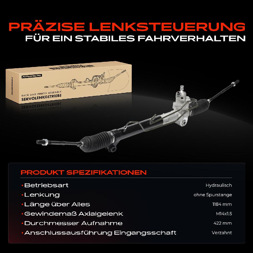1x Lenkgetriebe Servolenkgetriebe für Nissan X-Trail T30 SUV 2001-2013 2.2L