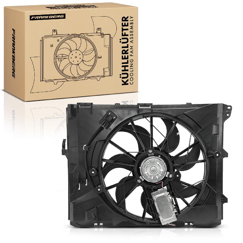 1x Motorkühller Einfachlüfter mit Kühlerlüfterrahmen BMW E81 E87 E88 E82 116i 118i 120i 2006-2013