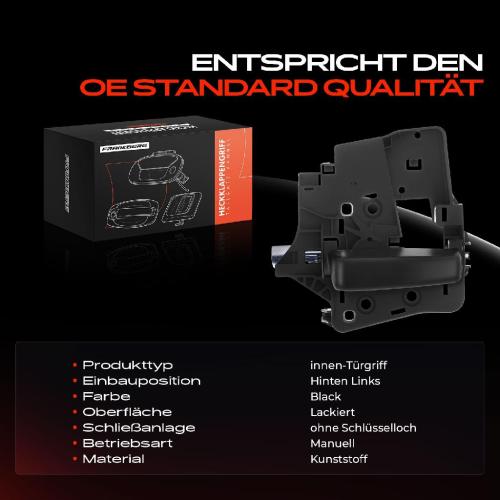 1x Türgriff Hinten Links innen für Citroën Berlingo Kasten/MPV Multispace Pritsche/Fahrgestell Peugeot Bild 1x Türgriff Hinten Links innen für Citroën Berlingo Kasten/MPV Multispace Pritsche/Fahrgestell Peugeot