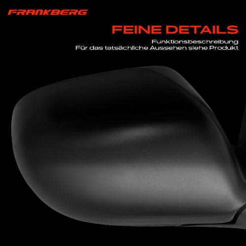 Frankberg 1x Außenspiegel Rechts für Skoda Fabia I 6Y2 6Y5 6Y3 1.0L 1.2L 1.4L 1.9L 2.0L Bild Frankberg 1x Außenspiegel Rechts für Skoda Fabia I 6Y2 6Y5 6Y3 1.0L 1.2L 1.4L 1.9L 2.0L