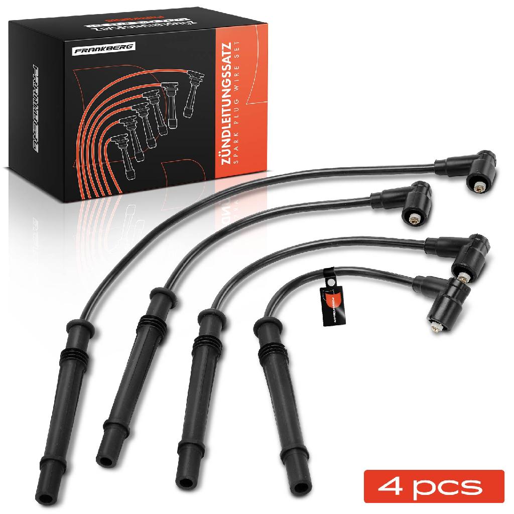 4x Zündleitungssatz Zündkabel für Renault Clio III BR0/1 Twingo II CN0 Wind E4M