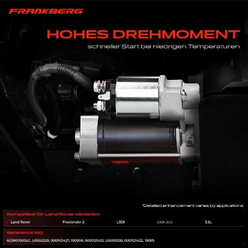 1x Anlasser Starter für Land Rover Freelander 2 L359 3.2L 2006-2012 Bild 1x Anlasser Starter für Land Rover Freelander 2 L359 3.2L 2006-2012