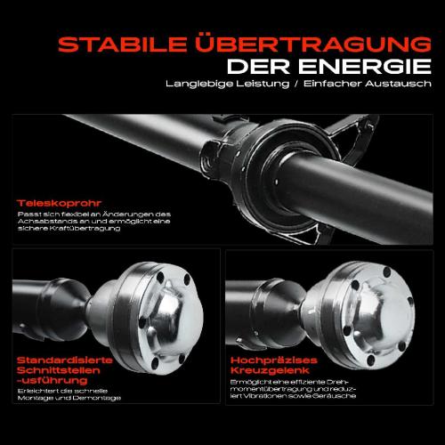 Frankberg 1x Kardanwelle Gelenkwelle Hinterachse für Volvo V70 II XC70 Cross Country 2.4L 2.5L 1997-2007 Bild Frankberg 1x Kardanwelle Gelenkwelle Hinterachse für Volvo V70 II XC70 Cross Country 2.4L 2.5L 1997-2007