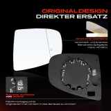 1x Spiegelglas Außenspiegel links für BMW X5 E70 X6 E71 E72 2006-2014