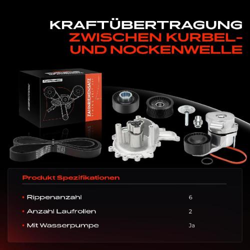 1x Keilrippenriemensatz Wasserpumpe für Citroën Jumper Fiat Ducato Peugeot Boxer Ford Bild 1x Keilrippenriemensatz Wasserpumpe für Citroën Jumper Fiat Ducato Peugeot Boxer Ford