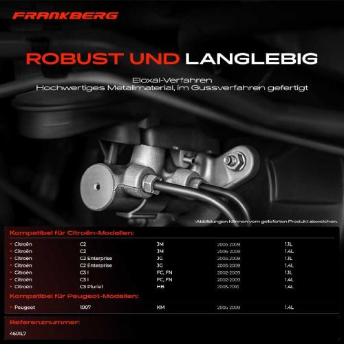 1x Hauptbremszylinder Bremszylinder für Citroën C2 JM Citroën C3 FC FN Peugeot 1007 Bild 1x Hauptbremszylinder Bremszylinder für Citroën C2 JM Citroën C3 FC FN Peugeot 1007