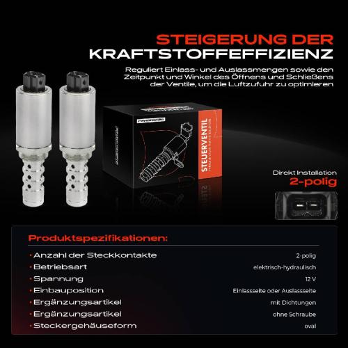 2x Steuerventil Nockenwellenverstellung für BMW E39 E38 X5 E53 E52 11367501775 Bild 2x Steuerventil Nockenwellenverstellung für BMW E39 E38 X5 E53 E52 11367501775