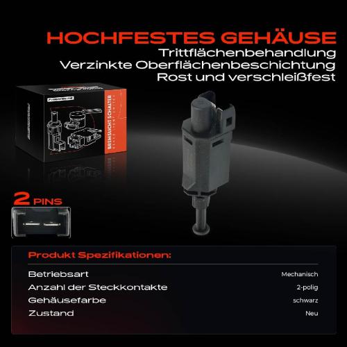 1x Bremslichtschalter für VW Golf Passat Bora Audi A3 8L1 Ford Galaxy Seat Skoda Bild 1x Bremslichtschalter für VW Golf Passat Bora Audi A3 8L1 Ford Galaxy Seat Skoda