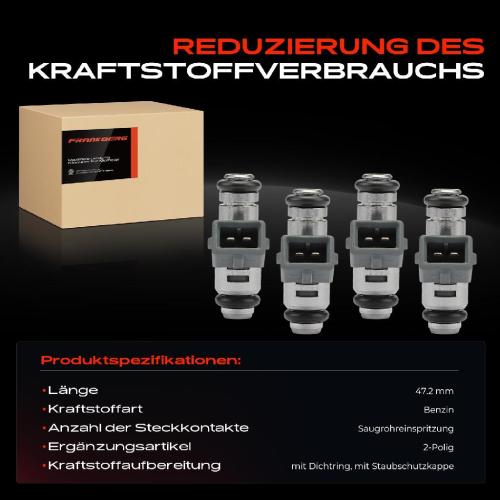 4x Einspritzventil Einspritzdüse für Renault Clio Megane Scenic 1.4L 1.6L Bild 4x Einspritzventil Einspritzdüse für Renault Clio Megane Scenic 1.4L 1.6L