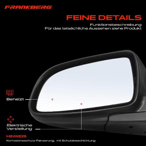 1x Außenspiegel Links für Chevrolet Aveo/Kalos T250 T255 1.2L 1.4L Bj ab 2005 Bild 1x Außenspiegel Links für Chevrolet Aveo/Kalos T250 T255 1.2L 1.4L Bj ab 2005