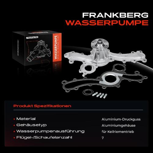 1x Wasserpumpe Kühlwasserpumpe für Toyota Land Cruiser Prado J15 4.0L 2009-2015 Bild 1x Wasserpumpe Kühlwasserpumpe für Toyota Land Cruiser Prado J15 4.0L 2009-2015