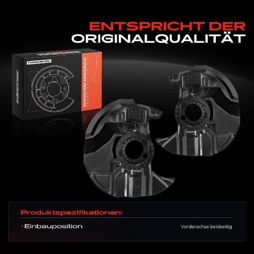 2x Ankerblech Bremsscheibe Vorderachse Beidseitig für BMW E46 330d 330i 325i 330xd Z4 E85 E86 Bild 2x Ankerblech Bremsscheibe Vorderachse Beidseitig für BMW E46 330d 330i 325i 330xd Z4 E85 E86