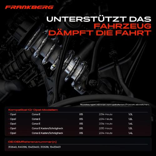 2x Fahrwerksfeder Vorderachse für Opel Corsa E X15 Corsa E Kasten/Schrägheck Bj ab 2014 Bild 2x Fahrwerksfeder Vorderachse für Opel Corsa E X15 Corsa E Kasten/Schrägheck Bj ab 2014