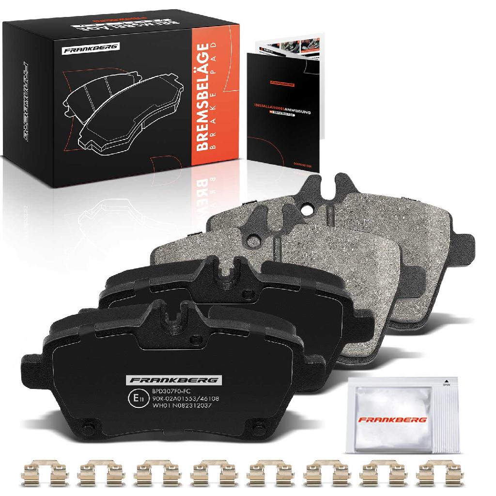 4x Bremsbeläge Vorderachse für Mercedes-Benz A-Klasse W169 B-Klasse W245 2004-2012
