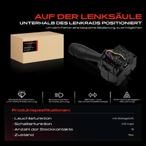 1x Kombischalter Lenkstockschalter für Dacia Dokker Duster Lodgy Logan II Sandero Bild 1x Kombischalter Lenkstockschalter für Dacia Dokker Duster Lodgy Logan II Sandero