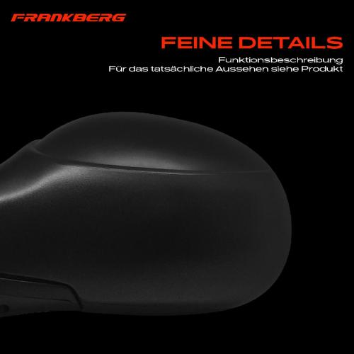 Frankberg 1x Außenspiegel Links für Peugeot 206 Schrägheck 2A/C SW 2E/K 1998-2009 Bild Frankberg 1x Außenspiegel Links für Peugeot 206 Schrägheck 2A/C SW 2E/K 1998-2009