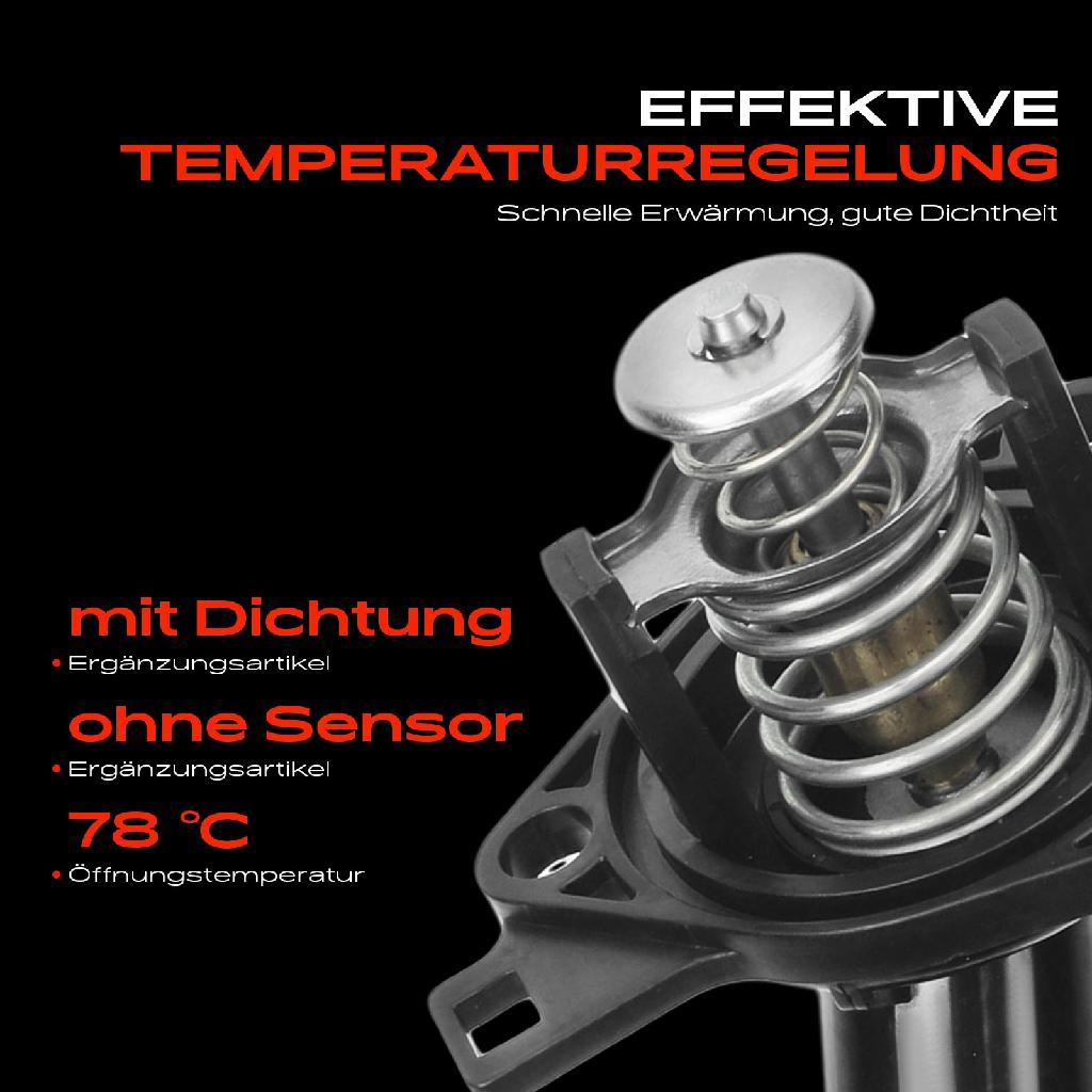1x Thermostat Kühlmittel für Honda Accord VII Civic VIII CR-V III CR-V IV Bj ab 2003