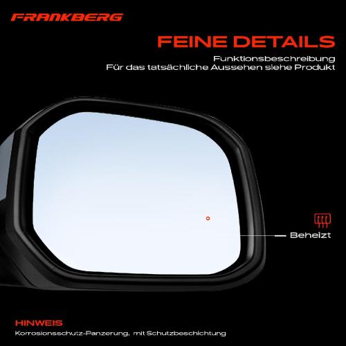 Frankberg 1x Außenspiegel Rechts für VW Caddy IV SA 1.0L 1.2L 1.4L 1.6L 2.0L Bj ab 2015 Bild Frankberg 1x Außenspiegel Rechts für VW Caddy IV SA 1.0L 1.2L 1.4L 1.6L 2.0L Bj ab 2015