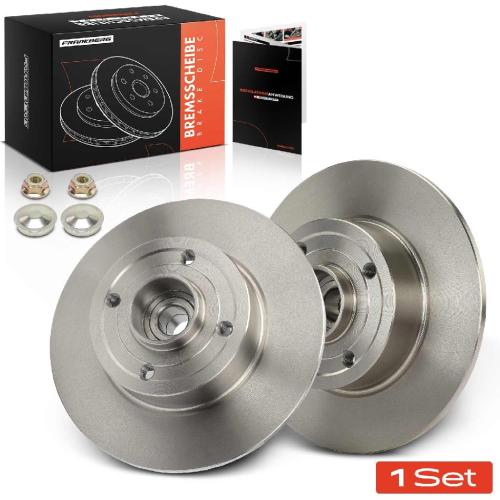 2x Bremsscheiben Hinterachse für Renault Clio III Grandtour Kasten/Schrägheck Megane Bj ab 2002 Bild 2x Bremsscheiben Hinterachse für Renault Clio III Grandtour Kasten/Schrägheck Megane Bj ab 2002