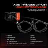 2x ABS Sensor Hinterachse beidseitig für Dacia Duster HM HS 1.2L 1.3L 1.5L 1.6L Bj ab 2010