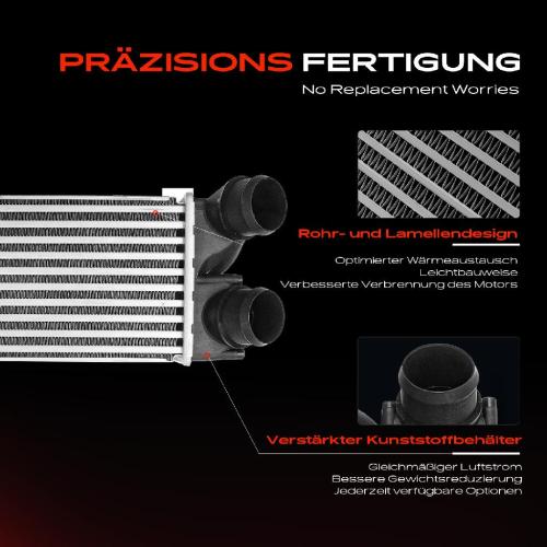 1x Ladeluftkühler Turbokühler für Citroën C4 Berlingo Peugeot 308 Partner 1.6L Bild 1x Ladeluftkühler Turbokühler für Citroën C4 Berlingo Peugeot 308 Partner 1.6L