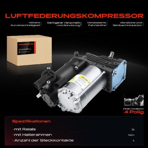 1x Luftfederung Kompressor für Mercedes-Benz Viano Vito Bus Kasten W639 Bild 1x Luftfederung Kompressor für Mercedes-Benz Viano Vito Bus Kasten W639