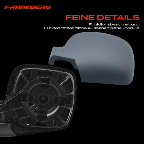 Frankberg 1x Außenspiegel Links für Renault Kangoo KW0/1 FW0/1 1.5L 1.6L 2008-2012 Bild Frankberg 1x Außenspiegel Links für Renault Kangoo KW0/1 FW0/1 1.5L 1.6L 2008-2012