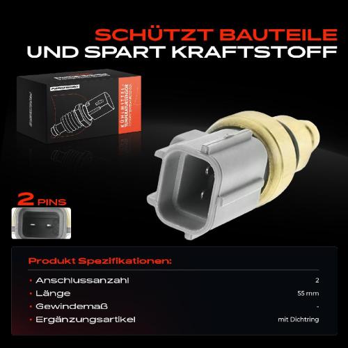 Frankberg 1x Sensor Kühlmitteltemperatur für Ford Fiesta V JD Focus DAW DNW DFW Street KA RB Bild Frankberg 1x Sensor Kühlmitteltemperatur für Ford Fiesta V JD Focus DAW DNW DFW Street KA RB