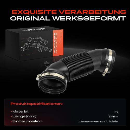 1x Ansaugschlauch, Luftfilter für VW Golf 5 6 Passat Audi A3 Seat Leon Altea Skoda Bild 1x Ansaugschlauch, Luftfilter für VW Golf 5 6 Passat Audi A3 Seat Leon Altea Skoda