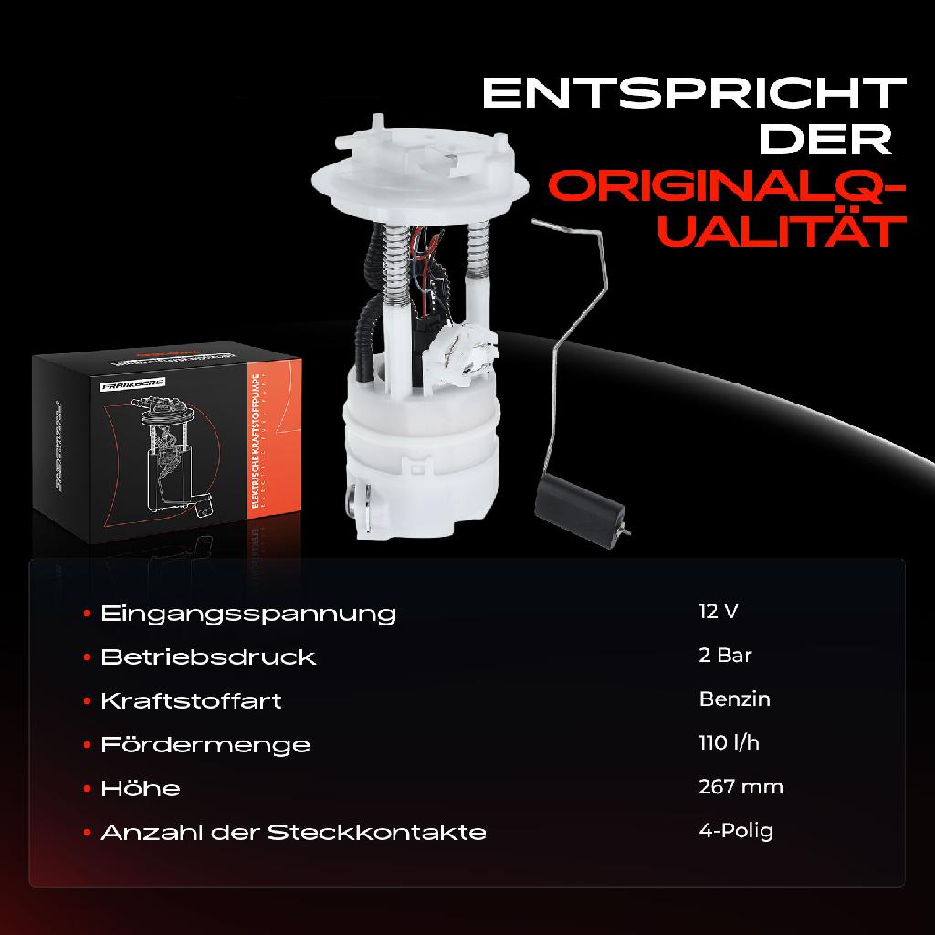 1x Kraftstoffpumpe für Suzuki Swift III EZ MZ 1.3L 1.5L 1.6L 2005-2014