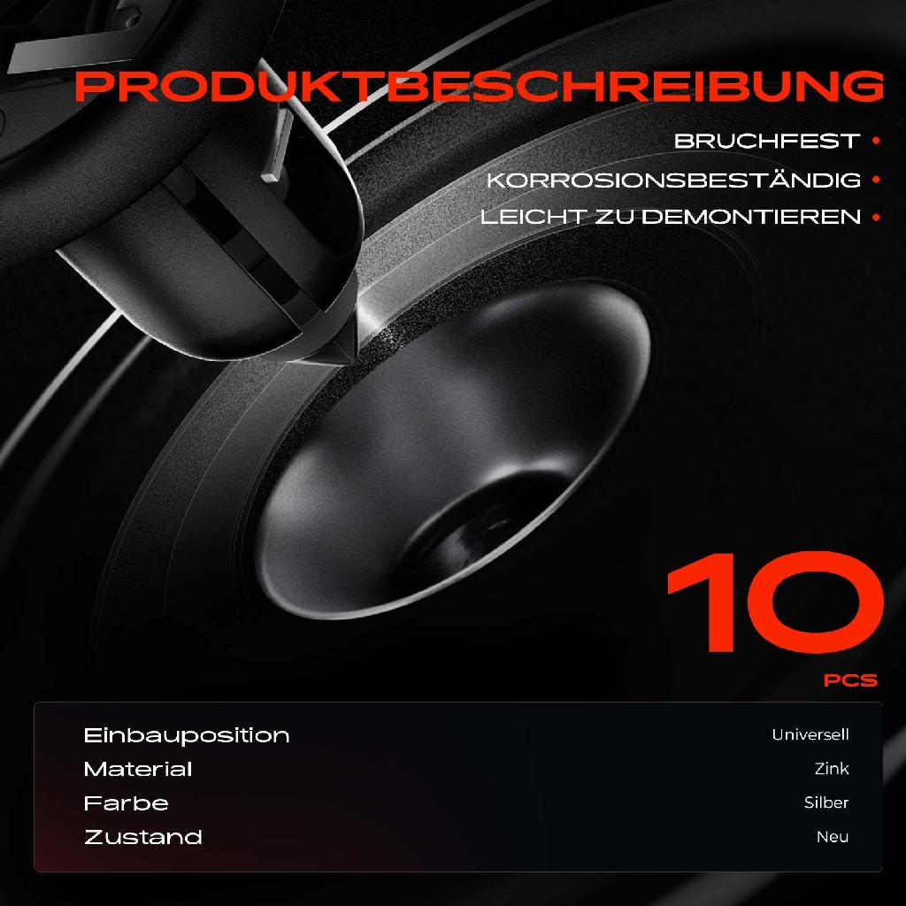 10x Befestigungsclips Universell für BMW E88 E81 E87 E82 E46 E60 E39 E34