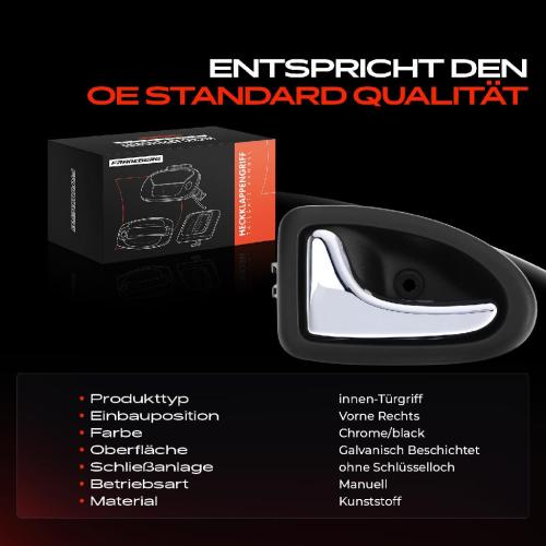1x Türgriff Vorne Rechts innen für Renault Clio II Kasten/Schrägheck Megane I Cabriolet Grandtour Klasseic Bild 1x Türgriff Vorne Rechts innen für Renault Clio II Kasten/Schrägheck Megane I Cabriolet Grandtour Klasseic