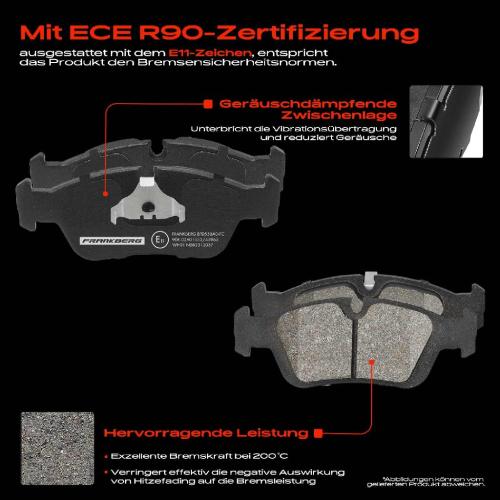4x Bremsbeläge Vorderachse für BMW E36 E46 E36 E46 E36 E46 E36 E46 E36 E46 E36 E85 1990-2008 Bild 4x Bremsbeläge Vorderachse für BMW E36 E46 E36 E46 E36 E46 E36 E46 E36 E46 E36 E85 1990-2008